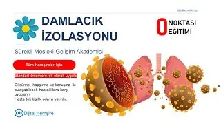Yeni Koronavirüs (COVID-19) Salgınında Görev Alan Hemşireler İçin Damlacık İzolasyon Önlemleri
