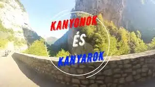 Francia Alpok, kanyonok motorral 2