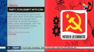 Mexico Party in solidarity with Cuba