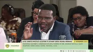 ANC Chief Whip asks about Matlala coincidences around, Mogotsi, Sibiya, BAC member Niece employment.