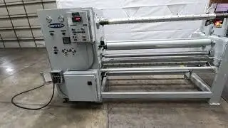 SKU 233403 Contech SR-60 Textile Paper Web Slitter Wind Rewinding Machine 208V (No Slitter)