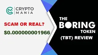 The Boring Token (TBT) Review | Name Copied from Elon Musk's Company #TBT #Crypto2022 #CryptoReview