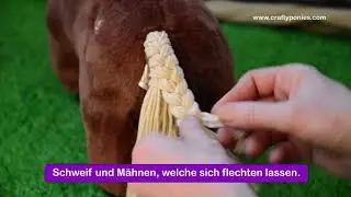 Crafty Ponies wundersch&ouml;ne realistischen Ponys aus Pl&uuml;sch! Liebe Pferde, Spiele und Lernen !