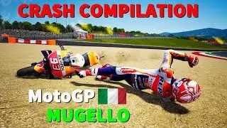 MotoGP MOD 2019 | CRASH COMPILATION at MUGELLO 2019 | TV PC GAME