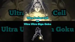 Ultra Perfect Cell vs Ultra Sign Goku Comparison #shorts #dragonballlegends