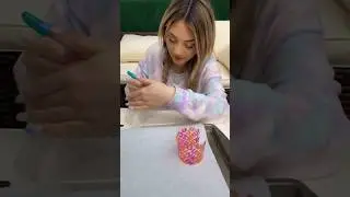 Make it shrink challenge! - when the sharpie got on her nail😳 #diy #art
