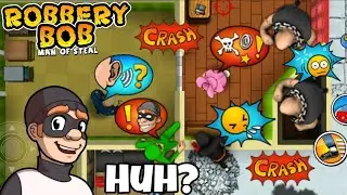 Robbery Bob - Ninja Bob and Green Screen Bob Perfect Game v43