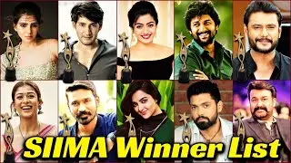 Full Winner List of South Indian SIIMA Award | Best Actor, Actress, Film, Villain