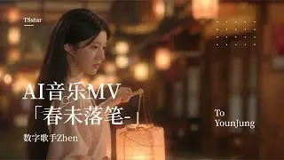AI音乐MV「春未落笔-」-数字歌手Zhen-致我最喜欢的高允贞（고윤정）Go YounJung