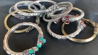 latest Oxidized Silver Bangles  kadaa bracelet| Tribal Jewellery 2019 design