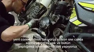 Mondial xtreme Max 200 stator kapak contası değişimi