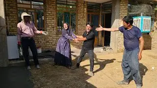 Leila's husband comes to pick her up, even though she is opposed to returning.
