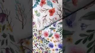 Linen fabrics | Floral Print | Fabric Pitara |  