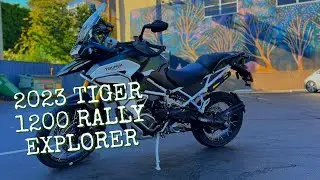 Taking Delivery Of A 2023 Triumph Tiger 1200 Rally Explorer
