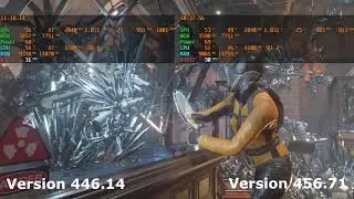 Nvidia Version 446.14 vs 456.71 (3DMark - Time Spy)