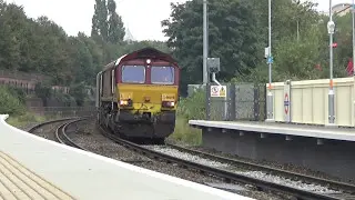 EWS 66008 Aggregate Train passing West Brompton