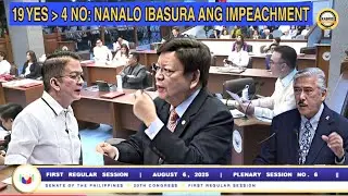 BOTOHAN NG MGA SENADOR SA PAGBASURA NG IMPEACHMENT NI VP SARA
