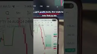 nifty live trade in teligram join link in bio, 21% profit book 💸💰 #money #trading #life #options