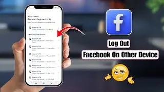 Как выйти из аккаунта Facebook на другом устройстве | Безопасный аккаунт Facebook 2026