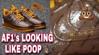 Nike Air Force 1 Experimental UPS Shoes look like Poop?WWE The Fiend  &  Sneaker Battles- TESTEFY HD