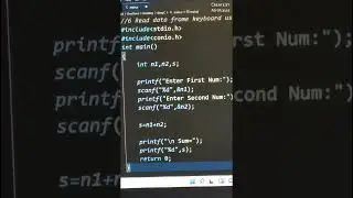 data from keyboard using scanf in C Programming🍉🍎🦓