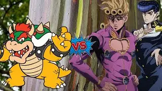 Giorno and Josuke VS Mario's Puppy | Lost Castle (Co-op) with AvaritKun | Passing
