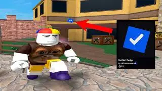 flexing a FAKE CHECKMARK in roblox