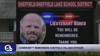 Community gathers to remember Sheffield Village police lieutenant