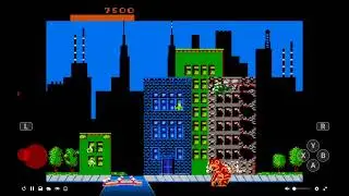я играю в игру Rampage на приставке денди теперь на планшете 🎮🕹️🏢
