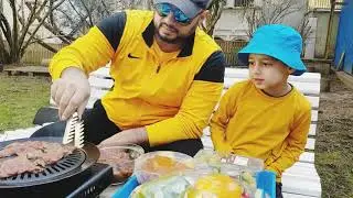 Winter Grill In Garden with fun and Masti
