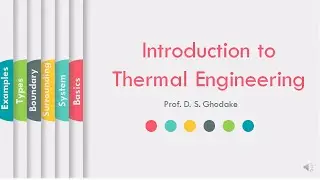 Basics of Thermodynamics | Part- I | Thermodynamics Simplified | SME | ProfDSGhodake | #LLAGT