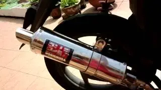 Yoshimura Full System Trioval Exhaust for Honda icon/Honda beat  modified