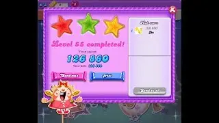 Candy Crush Saga [Dreamworld] Level 55 ★★★ 3 Stars