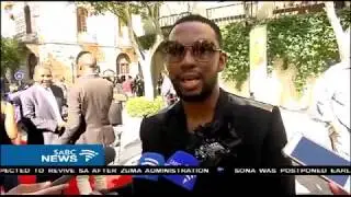 David Tlale at the #SONA2018 redcarpet