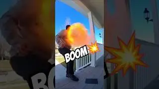 Package thief gets instant karma💥😱