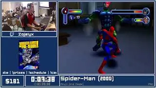Midwest Speedfest 2018 - Spider-Man (2000) Any% Kid Mode by Zojalyx