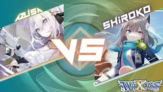 Azusa Control vs Shiroko Midrange - Weekly Wharf Wixoss #wixoss  #wixosstcg #tcg #bluearchiveglobal