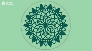 Relaxing mandala drawing &ndash; Minutes of Mandala | Make it Mandala