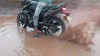 No Way Out: TVS Rider Drifting in the Rainforest