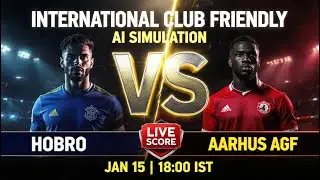 🔴 Hobro vs Aarhus AGF | AI Simulation | Live Score | F&uacute;tbolStream360