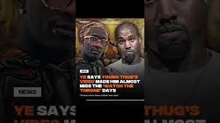 Kanye West Reveals Young Thug's Video Took Him Back to 'Watch the Throne' Days! #kanyewest #shorts