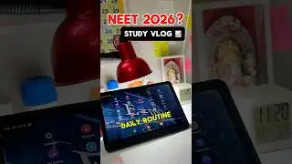 My NEET 2026 Routine Nobody Shows 😭📚 | Dropper Life #ashortaday #neetpreparation  #neet2026