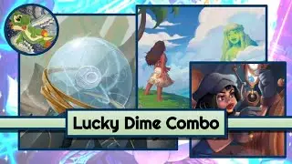 Lucky Dime Combo 🟡🔵- Disney Lorcana Deck and Gameplay - Into the Inklands