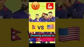 Ali khan aggression against Nepal 🇳🇵 || Nepal vs USA cricket match || Nepal vs USA live || cricket