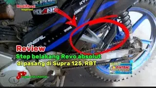 Postep revo absolut dipasang di motor Supra 125  rbt