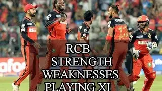 RCB STRENGTH, WEAKNESSES AND PLAYING X1