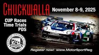 Porsche Owners Club - Cup Racing @ Chuckwalla - Sunday Coverage LIVE