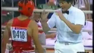Giovanni Parisi (Italy), the 1988 featherweight Olympic champion