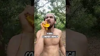 RICO X POBRE COMENDO MANGA: kkkkk #humor #rir #kkkk