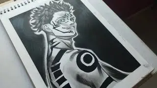 Finally sukuna drawing complete 😨